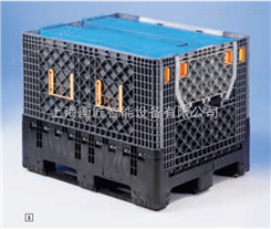 重型折叠箱超大型托盘式卡板箱塑料可折叠周转箱12001000975