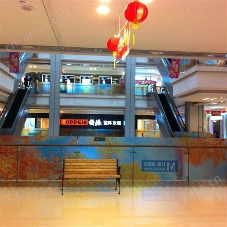 上海玉娇公司 彩绘玻璃护栏 艺术玻璃防护栏