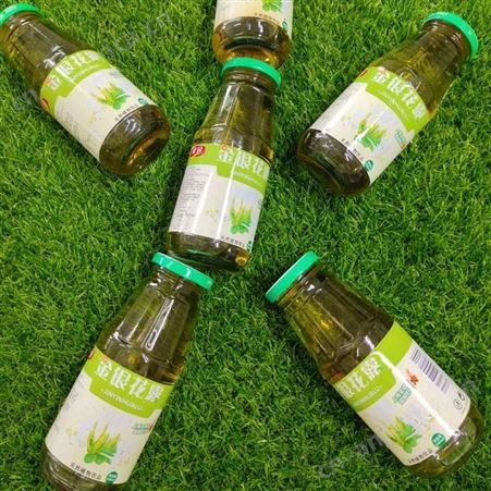 天然植物饮品340ml玻璃瓶装果味饮料