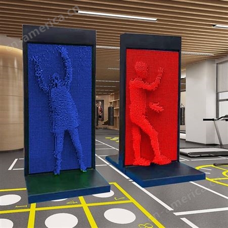 网红三维针雕打卡人体打印机景区游乐园专用互动道具