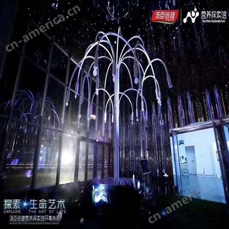 网红打卡烟泡树厂家景观工程4米高美陈展览室外防水