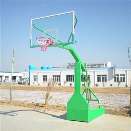 批发零售晶康牌篮球用品 平箱防液压 室外可移动篮球架 钢化玻璃篮球板篮球架 弹簧篮筐 篮球推车