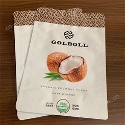 金霖 儋州设计椰子粉包装 榴莲酥卷膜袋 海鲜小鱼干铝包袋