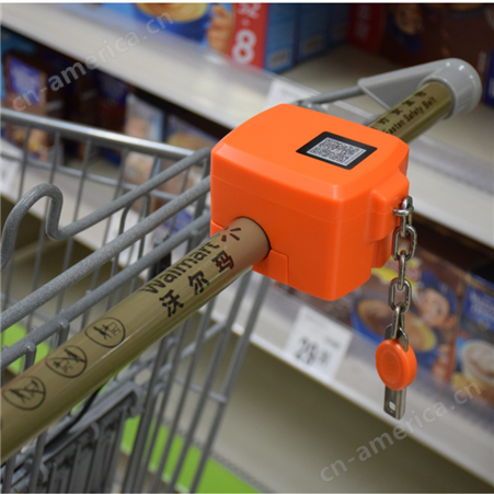 推推应用 超市管理蓝牙购物车锁 智能锁防丢预警 优质锁