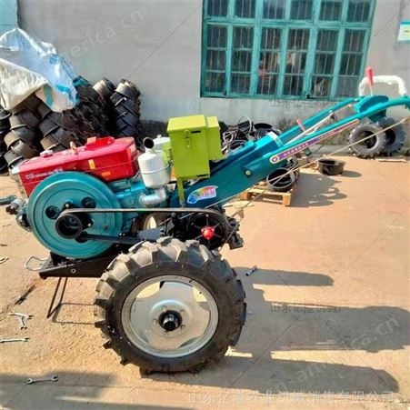 水田农用打地机 可悬挂各种农具旋耕机 18马力手扶拖拉机