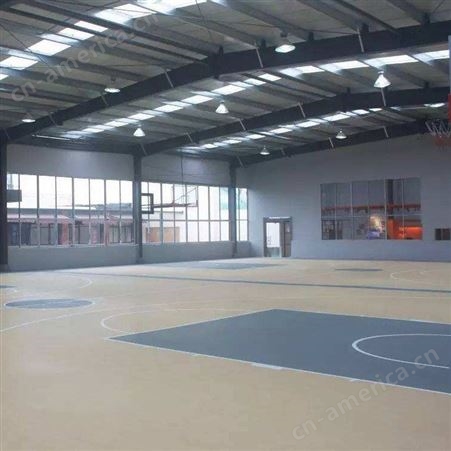 重庆室外运动卷材_拓力_室外运动地板_PVC室内篮球场