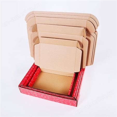 快递纸箱包邮包装纸盒飞机盒彩色淘宝打包特硬纸箱子定制