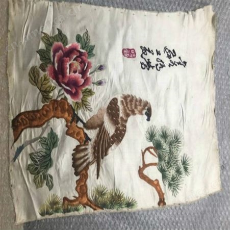 上海市老刺绣回收  老绣花衣服回收   老刺绣被面回收价格