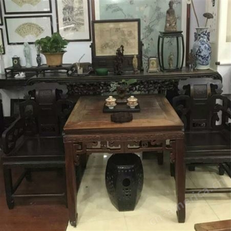 上海市老柚木家具收购  老榉木家具收购  红木家具收购公司热线