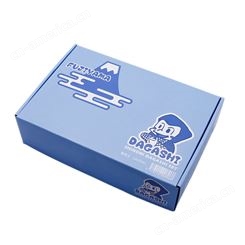 快递纸盒印刷 服装包装盒 手提展示盒 瓦楞彩色飞机盒定制