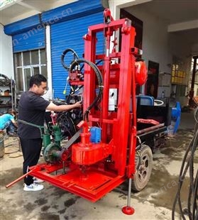 豫东机械车载液压打井机 家用 工业水井钻 小型灌溉打井设备