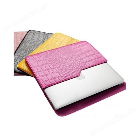 定制ipad保护套 MacBook Pro鳄鱼纹笔记本内胆包 平板皮套定做工厂