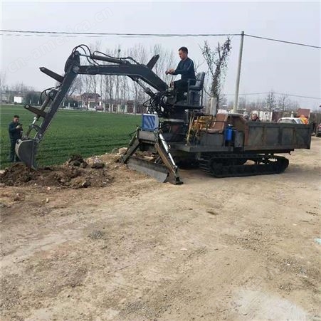 益宇重工YY-LSW-5T 履带随车挖 随车履带式挖掘机 挖土挖沙