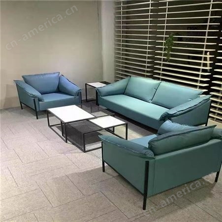 办公沙发 组合真皮款式 茶几套装定制 整装家具市场 时尚