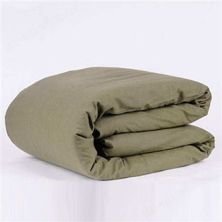 绿色棉花床垫热熔褥子 学生宿舍床上用品 防潮救灾物资劳保可用