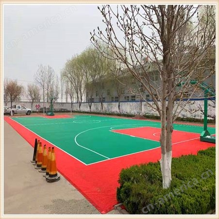 贵州黔南独山篮球场拼装地板厂家-添速