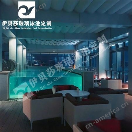 青海黄南民宿玻璃游泳池-酒店玻璃游泳池-无边际玻璃游泳池-伊贝莎