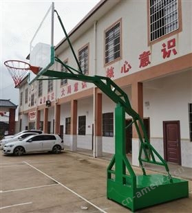 蕴力康体 户外成人篮球架 训练学校加厚可升降运动场箱式可移动