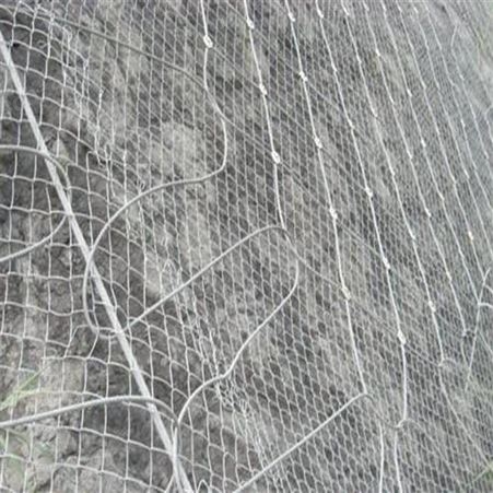 绞索网 边坡主动防护网 唯佳金属网 山坡安全防坠石网