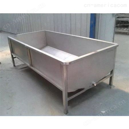 天津不锈钢厂家华奥西销售加工不锈钢存水箱酒店厨房多用水池垃圾桶