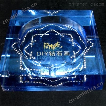 上海玉娇牌 热熔玻璃 艺术玻璃制品加工 烟灰缸