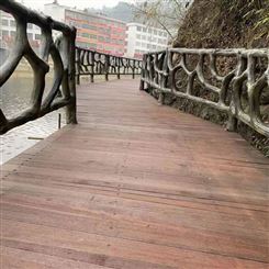 仿古石雕河道景观水泥护栏生产 刘大门承包施工建设